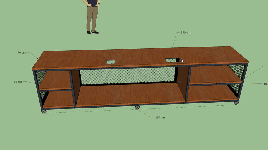  Meja  Bar  Kopi  Industrial 3D Warehouse