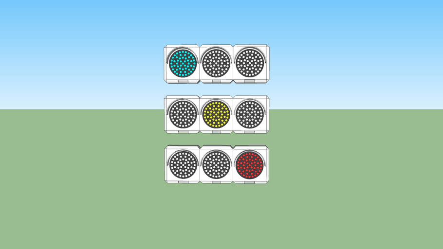 Led 信号機 Japanese Traffic Light 3d Warehouse