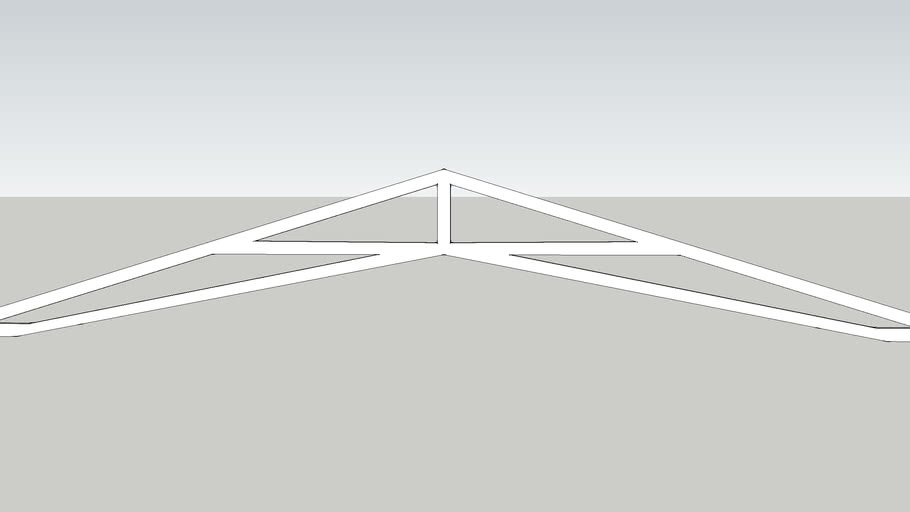 24 ft scissor truss 3D Warehouse