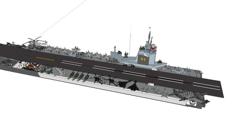 Aircraft Carrier(complete) | 3D Warehouse