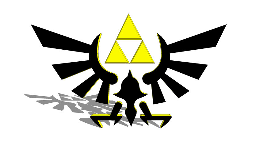 Hylian Crest | 3D Warehouse