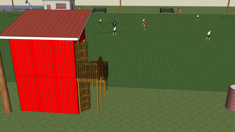 Soccer stand 3D Warehouse