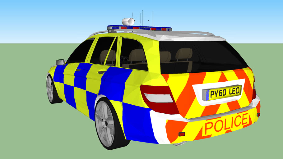 Mercedes benz Uk Traffic police car | 3D Warehouse