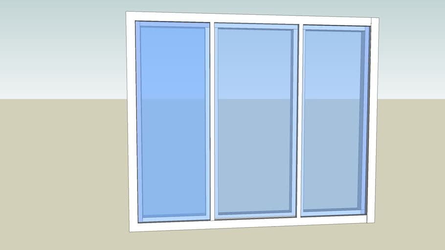 Glass Window Sketchup Model - Image to u