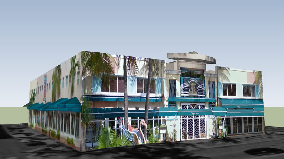 900 Ocean Drive Mango's Tropical Café Miami 3D Warehouse