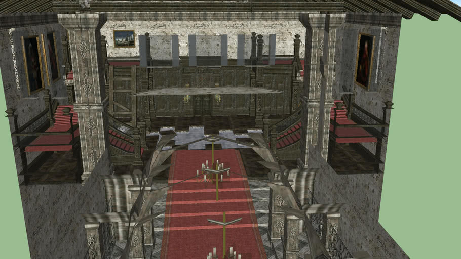 The Legend Of Zelda Twilight Princess Snowpeak Ruins Hall 3d Warehouse