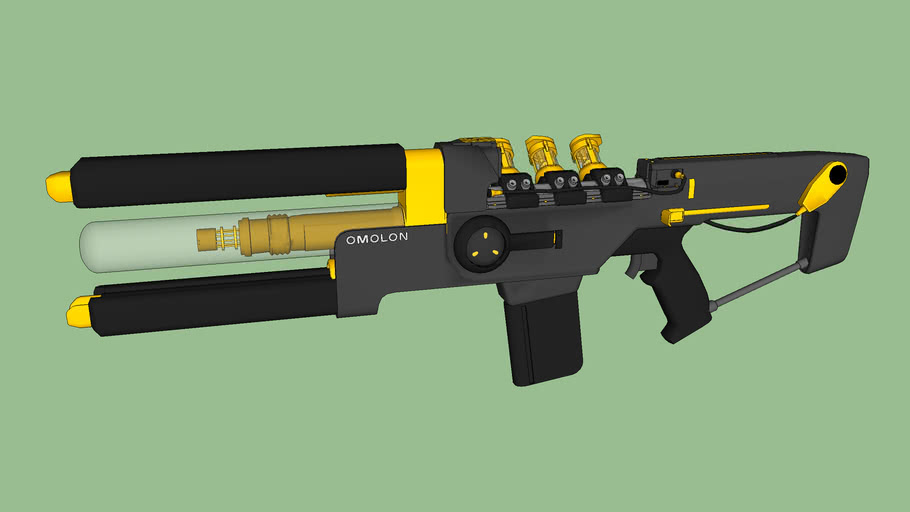 Wavesplitter Destiny 2 Exotic Trace Rifle 3d Warehouse