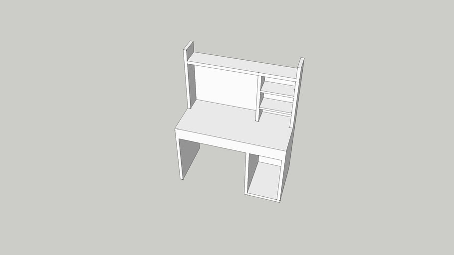Wooden Micke Personal Desk Dimensions 