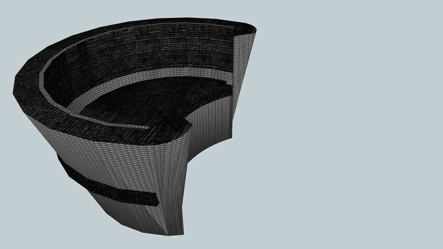 Chair Curved 3D Warehouse