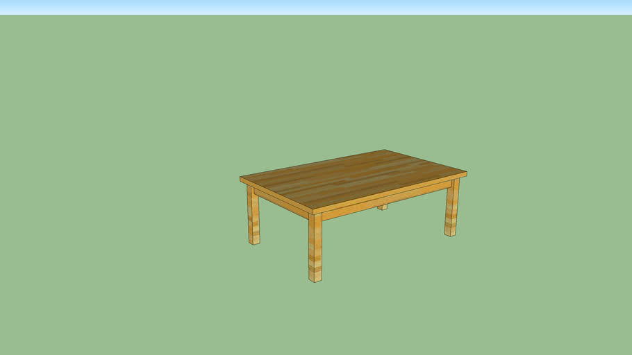 Ikea Wooden Dining Table 3d Warehouse