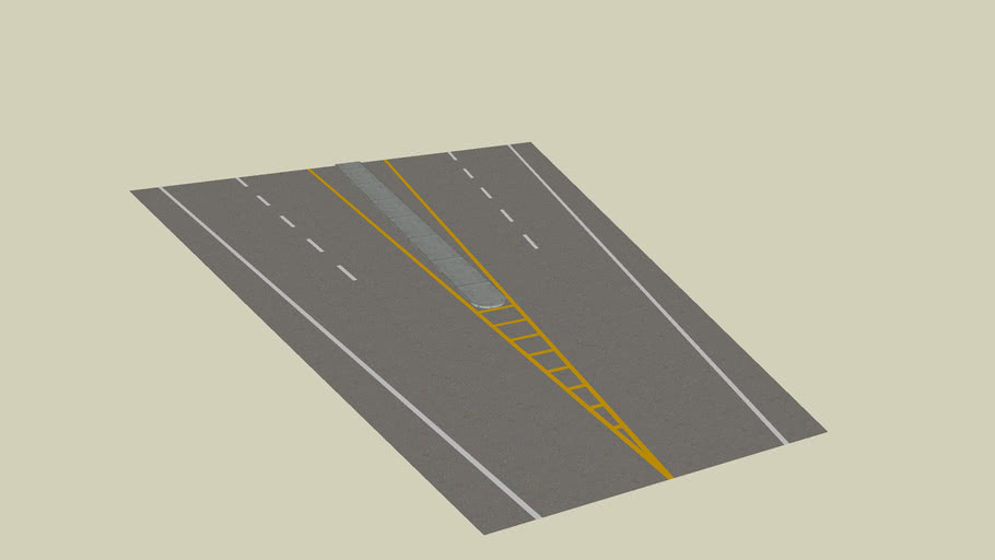 Highway and 2 lane Highway | 3D Warehouse