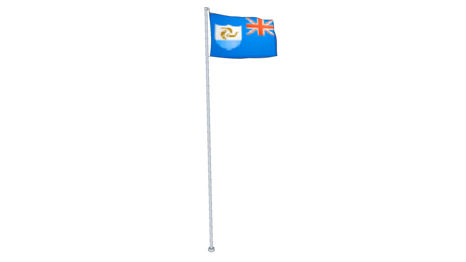 Anguilla Flag 3d Warehouse