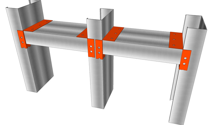 UFC Clip for installing solid metal blocking 3D Warehouse