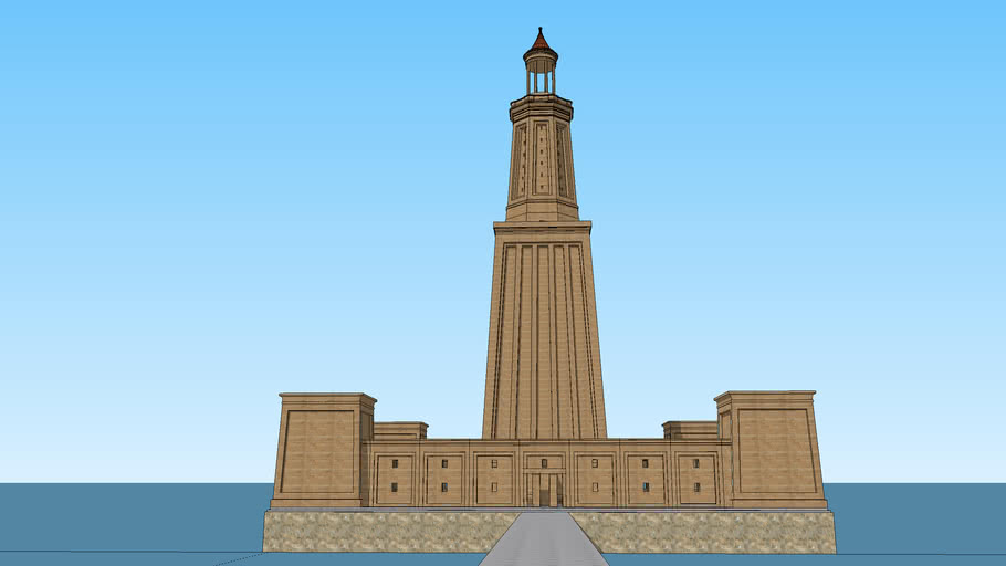 Pharos Lighthouse Of Alexandria 3d Warehouse