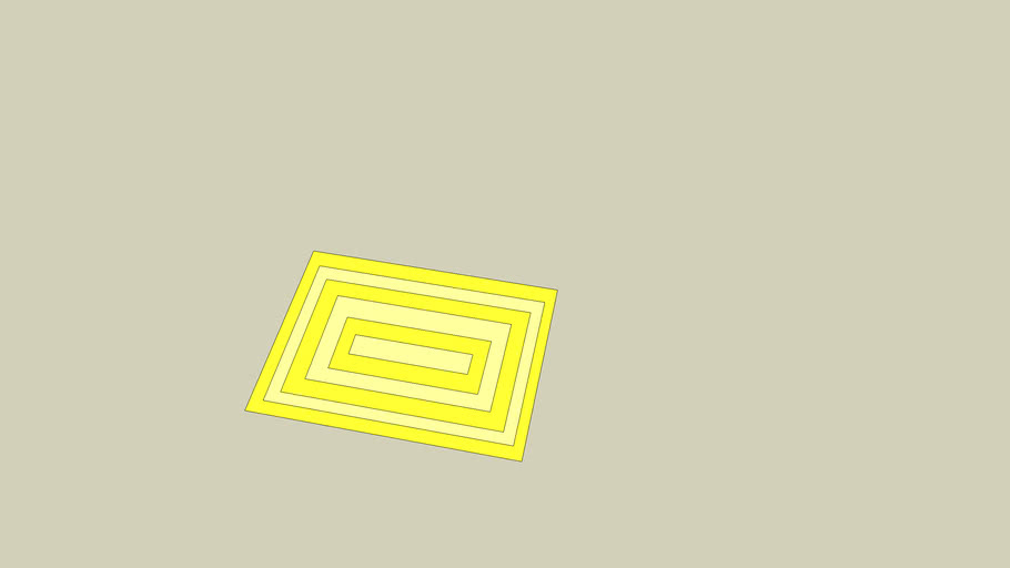 Yellow rug! | 3D Warehouse