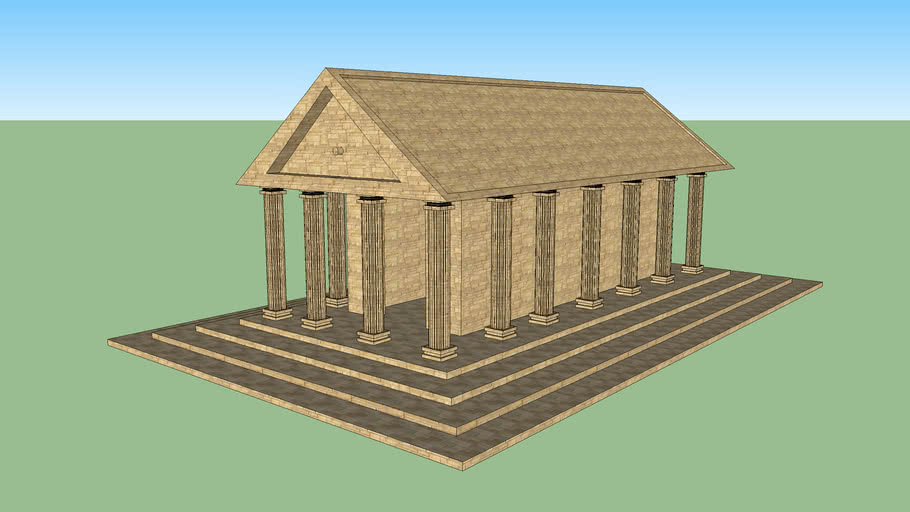 Temple Greco Romain 3d Warehouse