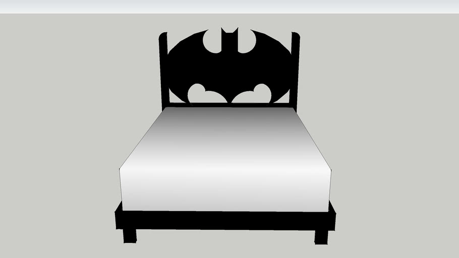 Batman Bed 3d Warehouse, Batman Full Size Bed Frame