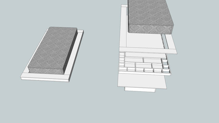 Cama Japonesa | 3D Warehouse