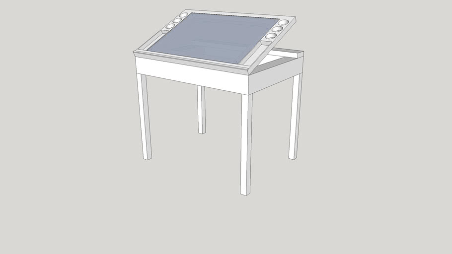 Malovaci Stul S Podlozkou Ikea Projs Drawing Table 3d Warehouse