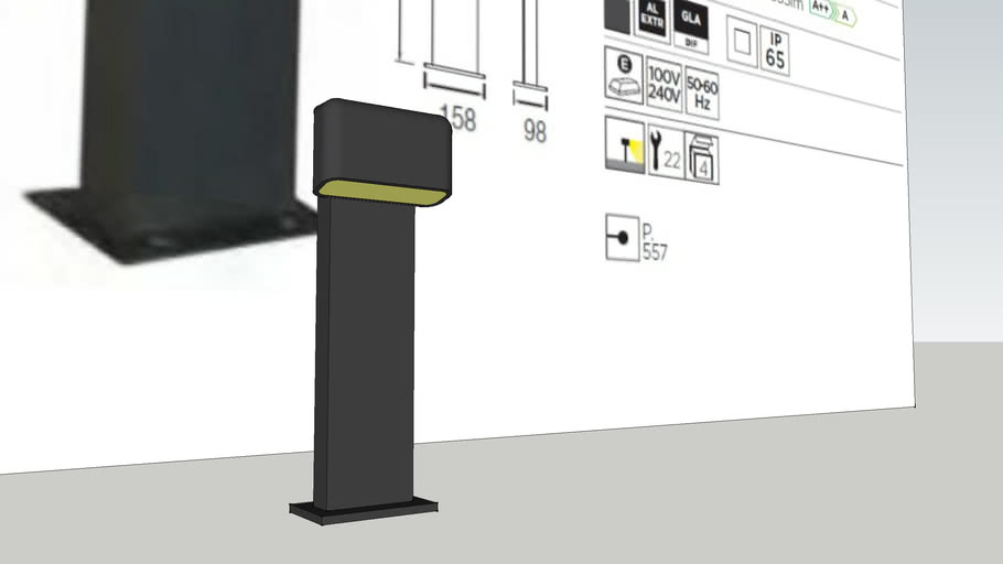 Luminaria de piso 3D Warehouse