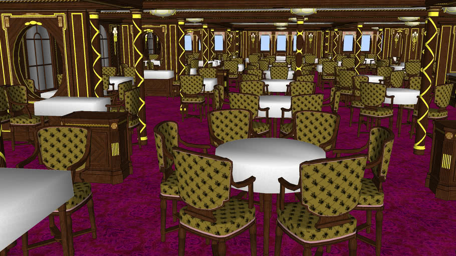 Titanic La Carte Restaurant 3d Warehouse