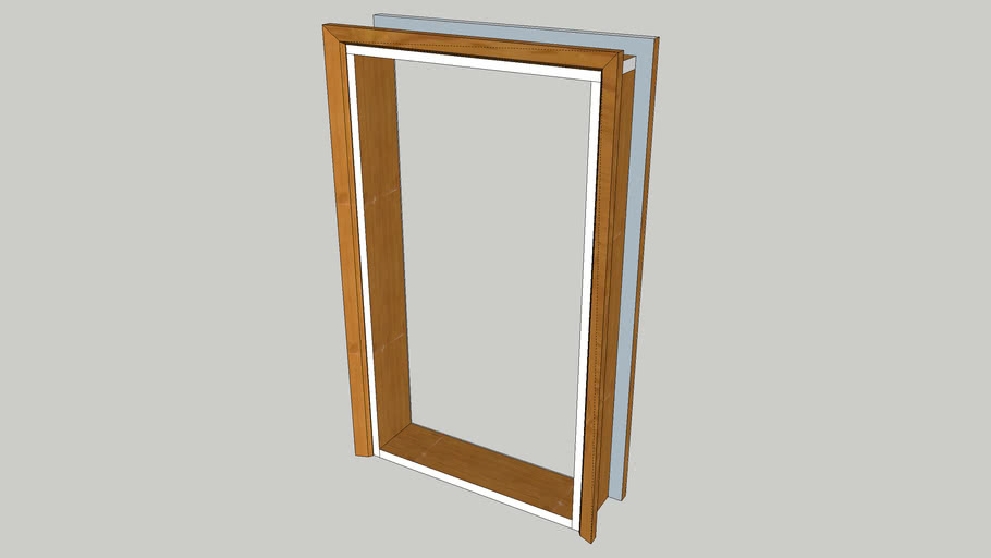 Teak Wood Door Frame 3d Warehouse