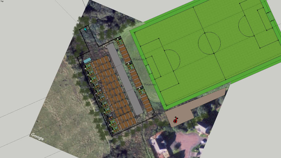Seaton Meadow Vale Allotment Site Concept Sept 2016 3D Warehouse