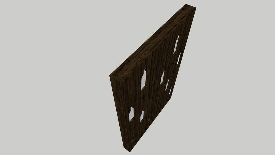 vine wood wall | 3D Warehouse