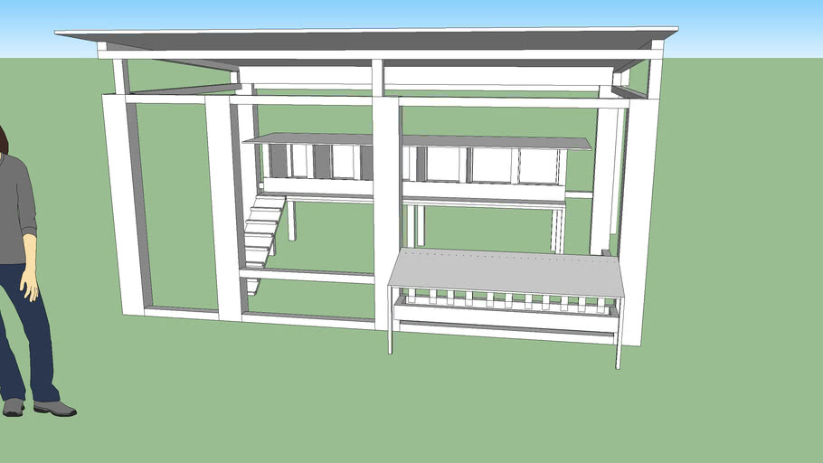  Chicken Coop 3D Warehouse