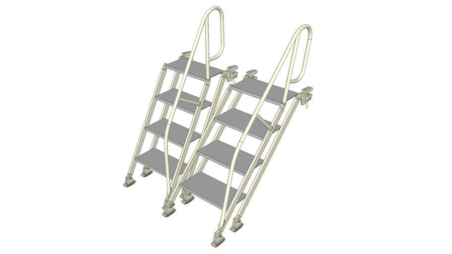 1.2M LADDER (HEIGHT VARIABLE TYPE) | 3D Warehouse