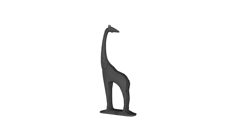 aus Kunsthar Schloss 3D Effekt Spardose Giraffe mit Schlüssel WACKEL 