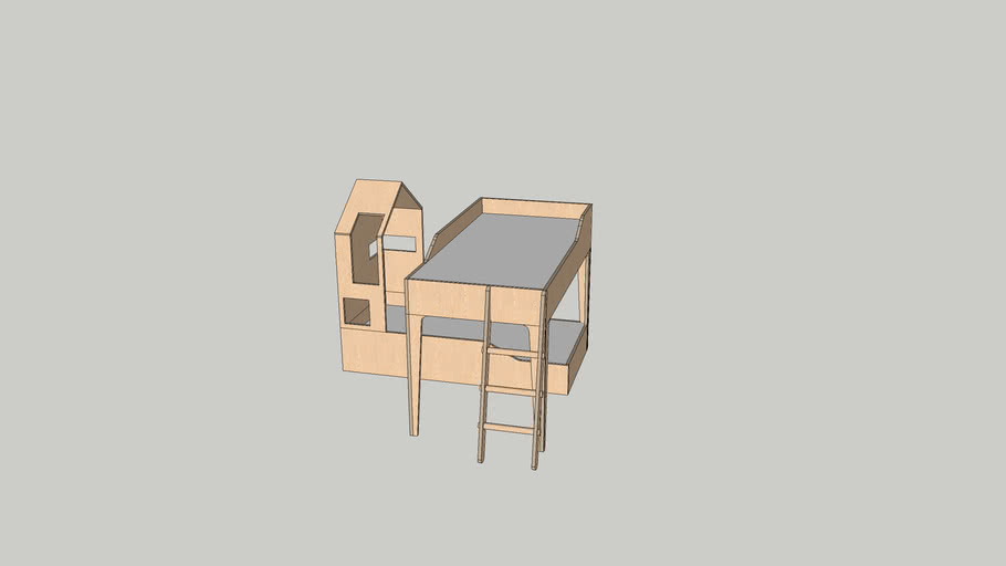 plywood kids bed