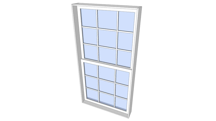 window. 9 light. simple | 3D Warehouse