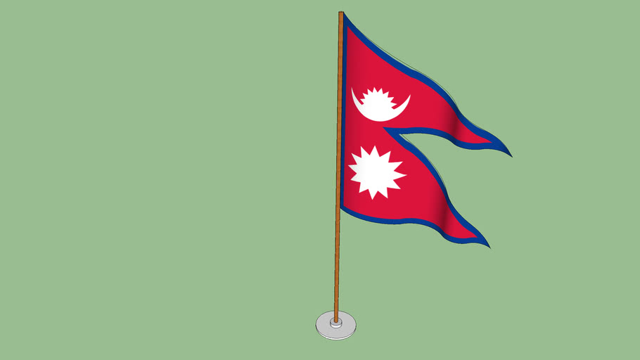 Nepal Weaving Flag | 3D Warehouse