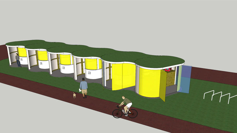 Toilet block | 3D Warehouse