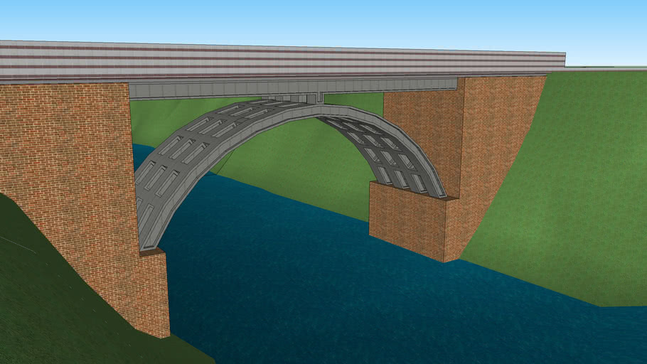 Arch Bridge 3D Warehouse