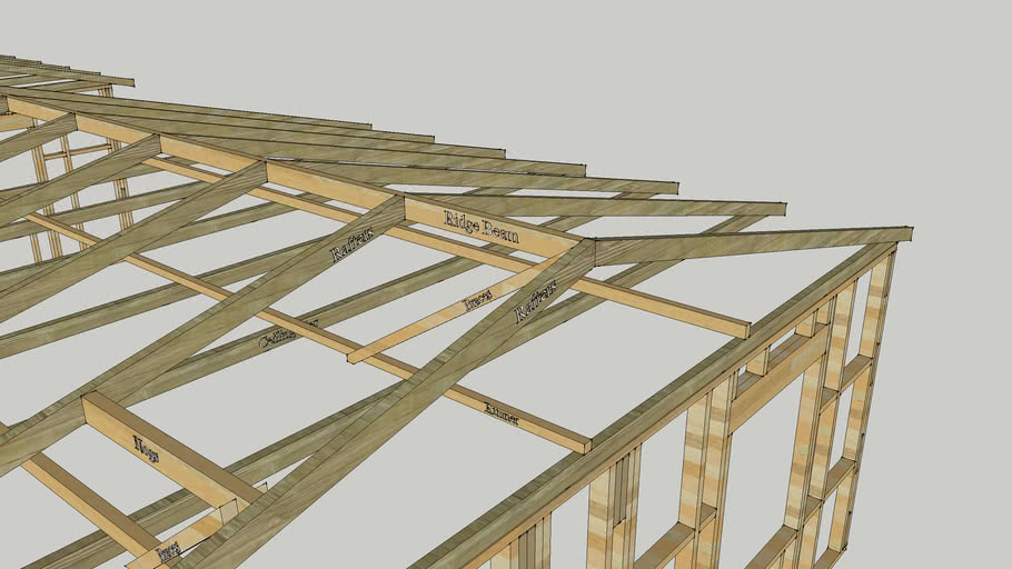 Unitec Roof Space Diagonal Brace | 3D Warehouse