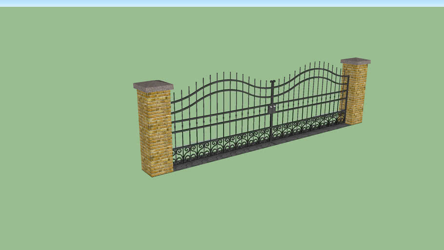 Garden fencing | 3D Warehouse