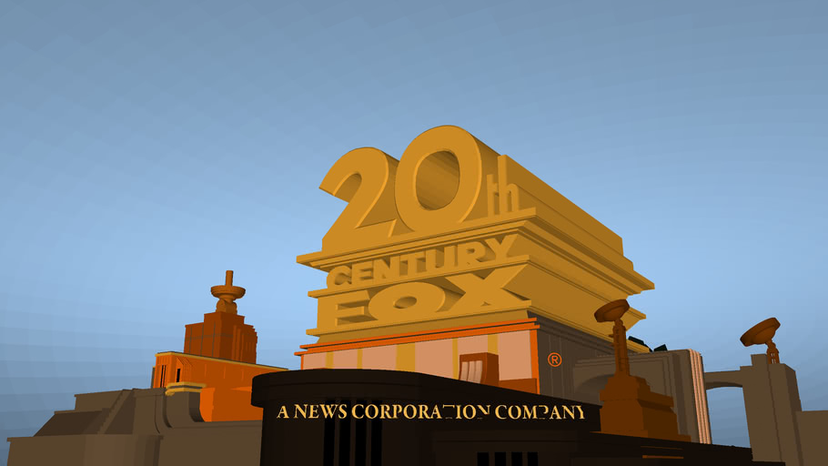 20th century fox 2009 logo remake Part 5 | 3D Warehouse