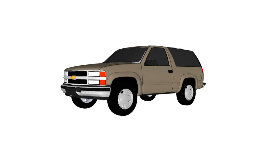 1994 Chevy Tahoe 2 Door 4x4 Blazer 3d Warehouse