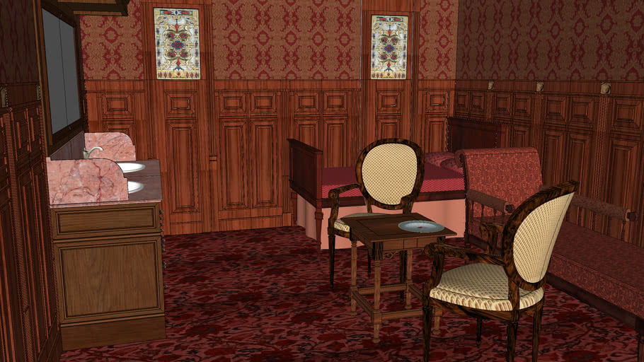 R M S Titanic B59 First Class Cabin 3d Warehouse