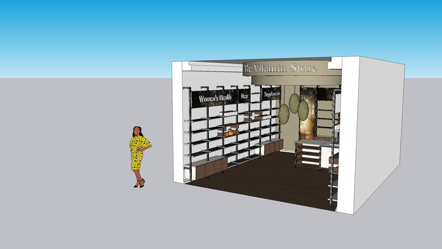 Retail store 3D Warehouse