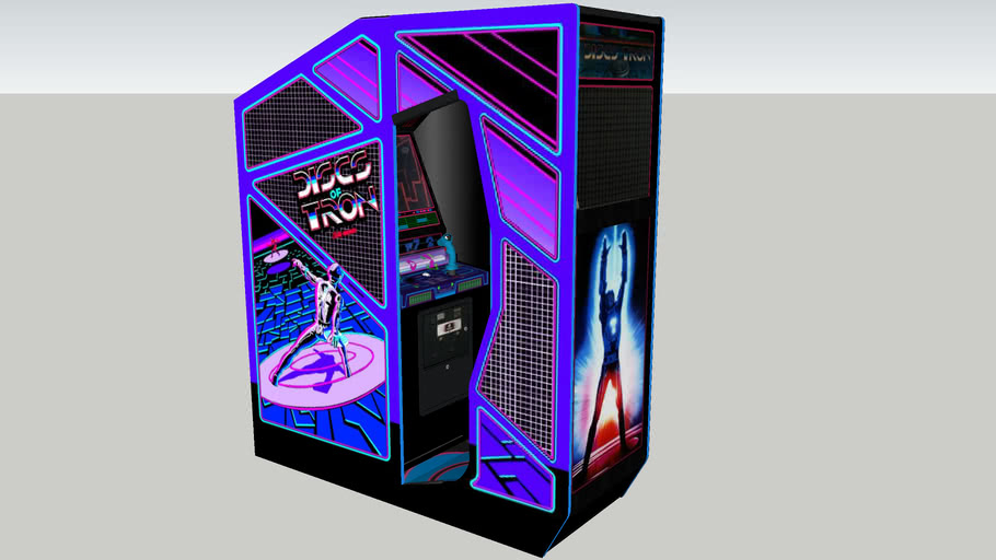 Discs Of Tron Environmental Arcade Game 3d Warehouse