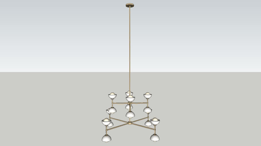 GREENWICH 2-TIER CHANDELIER | 3D Warehouse