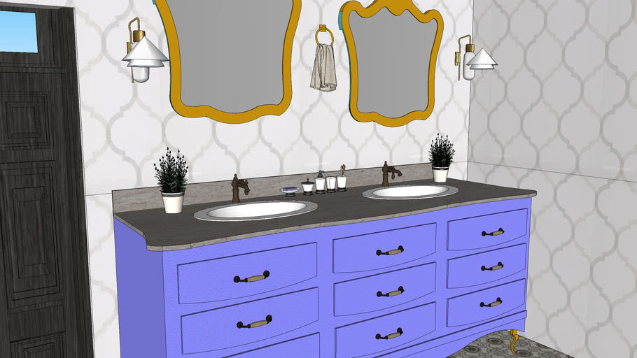 Gabinete para baño | 3D Warehouse