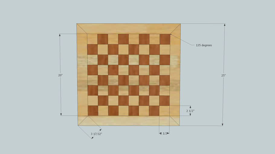 Chess Board | 3D Warehouse