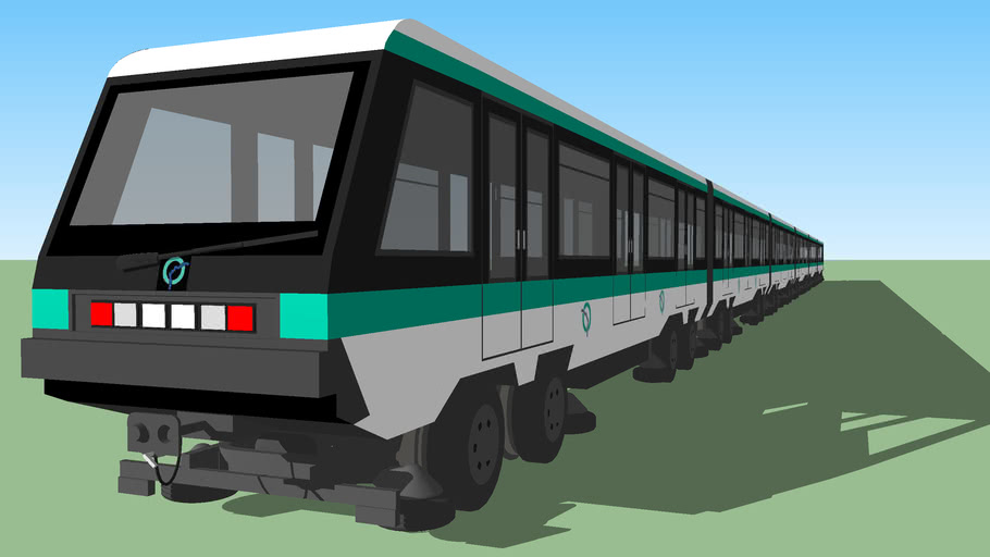 Métro de Paris MP 89 CA 3D Warehouse