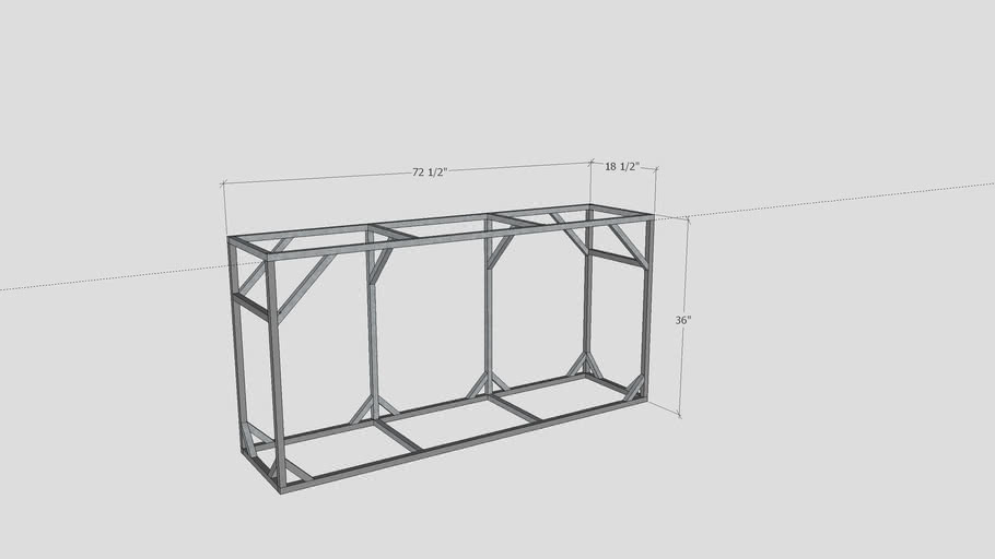 125 Gallon Aquarium Stand 3D Warehouse