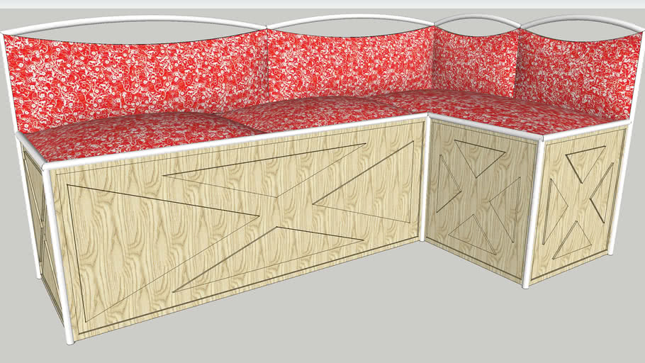 Asiento rinconera para cocina | 3D Warehouse