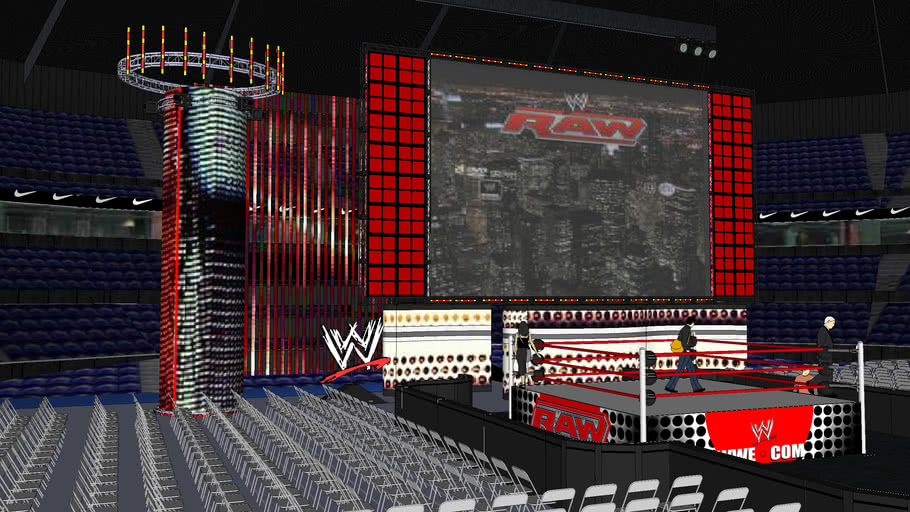 Wwe Raw Hd Set Arena To 3d Warehouse